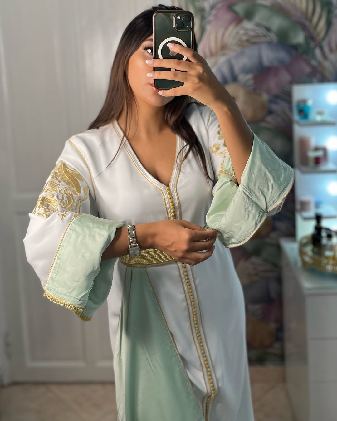 Caftan brodé au Ntâa