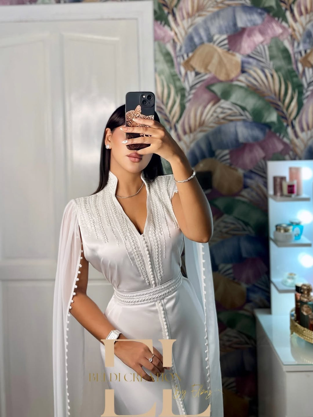 robe mariée à perlage